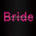 Funch Bride Hotfix Heat Transfers Glitter Vinyl